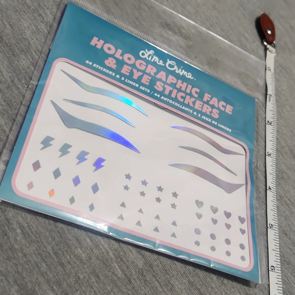 🔴 Lime Crime Holographic Face & Eye Liner Makeup Cosmetic Stickers